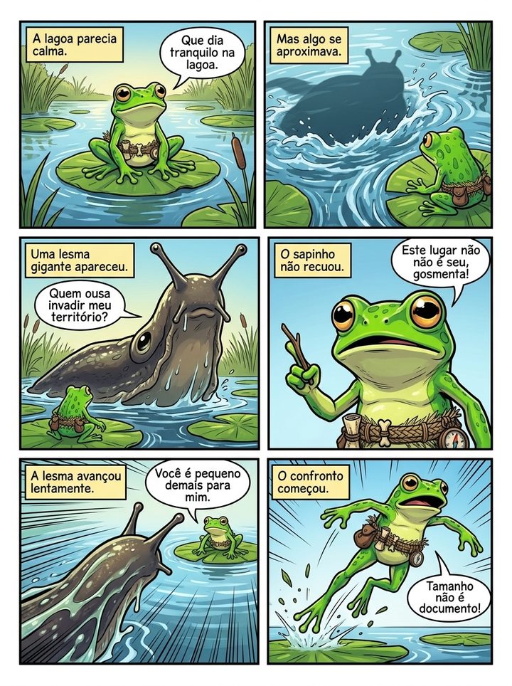 Página de HQ gerada pelo BananaBook